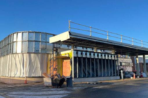 BID Plymouth Emergency Department Exterior - Winter 2026